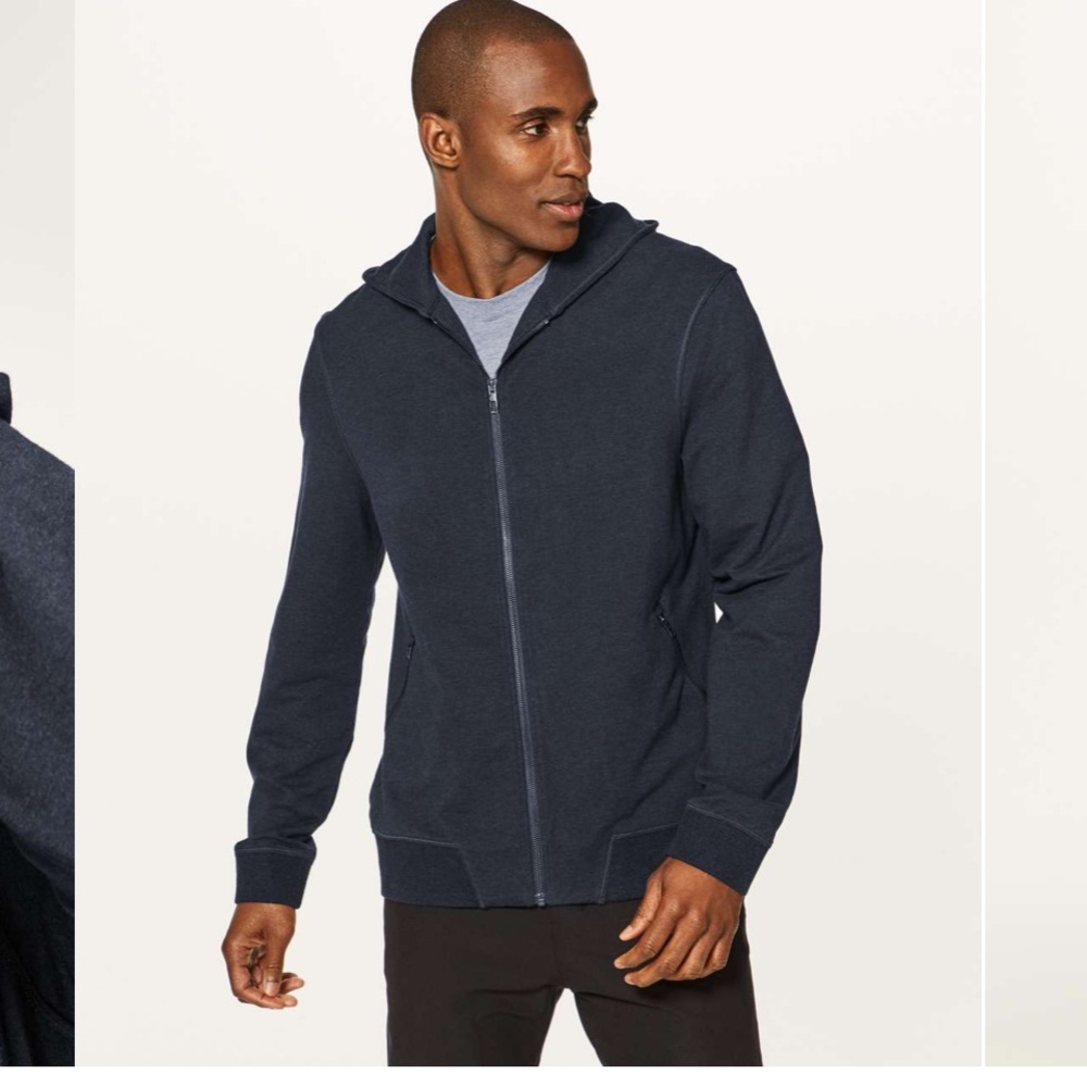 Lululemon Cross‎ Cut Hoodie Heathered Inkwell Small
